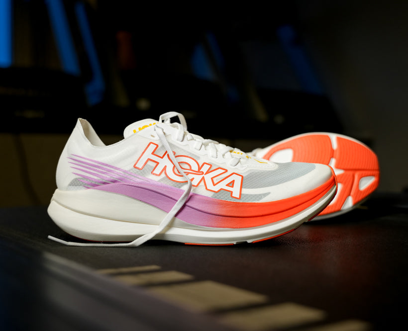 Hoka U ROCKET X 2 Frost / Lava – Framsport
