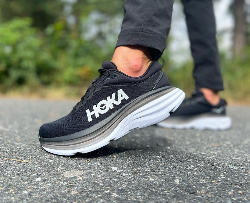 Hoka W BONDI 8 Black/White