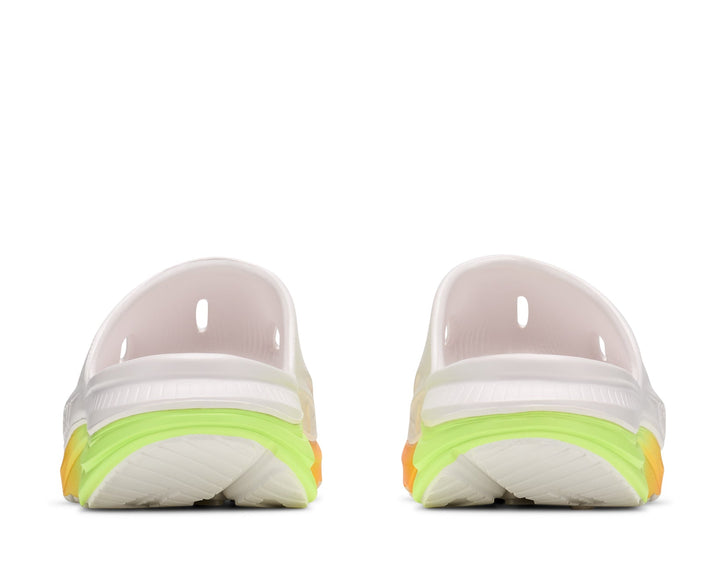 Hoka U ORA RECOVERY SLIDE 3 White / Neon Yuzu