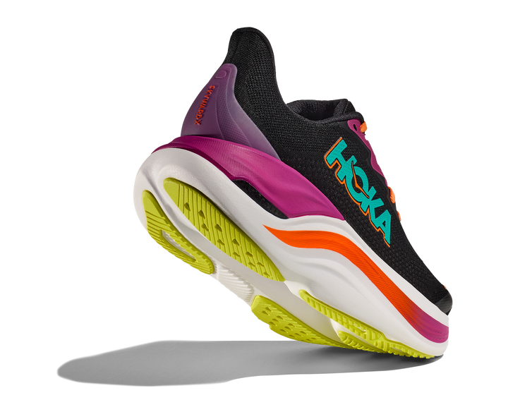 Hoka M SKYWARD X Black / Electric Aqua