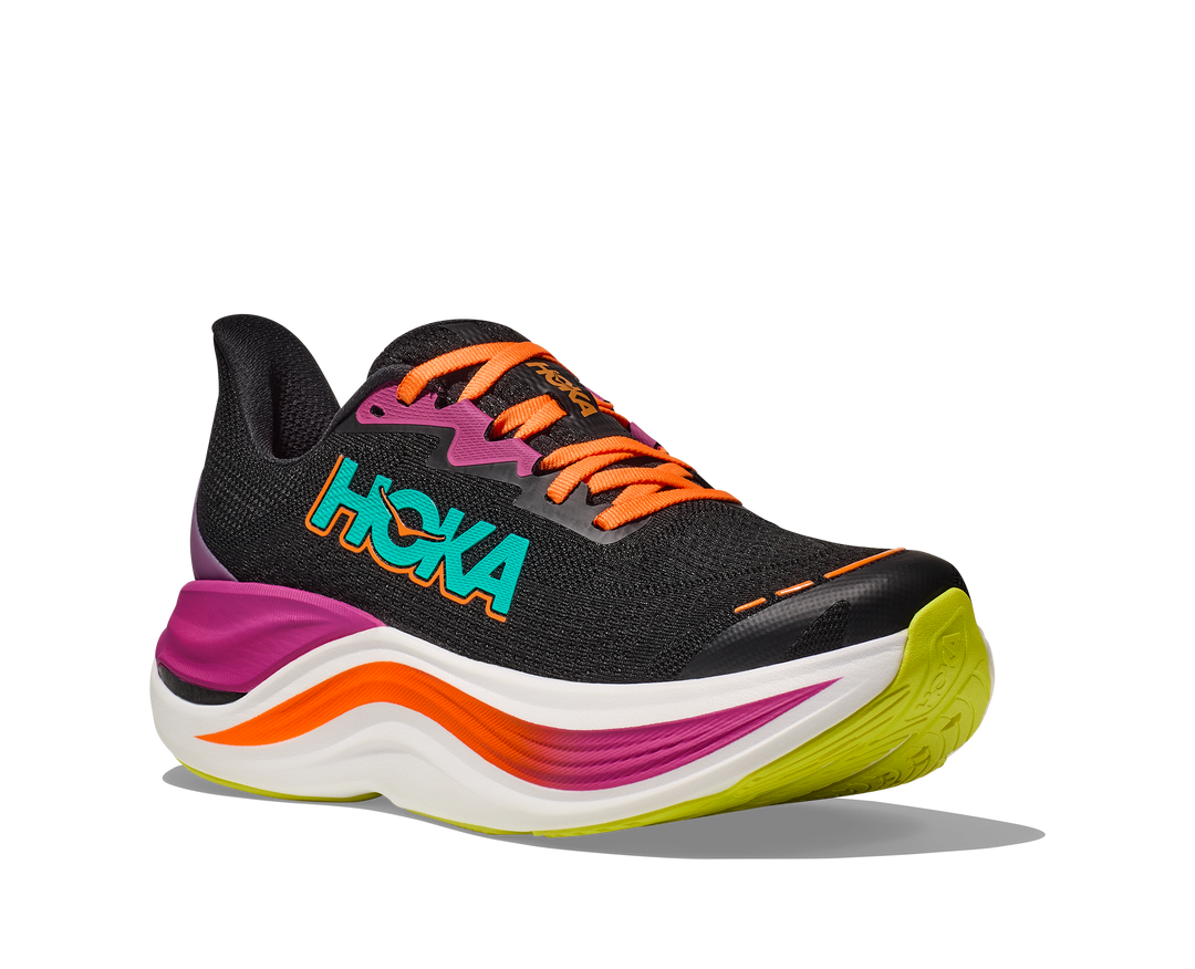 Hoka M SKYWARD X Black / Electric Aqua