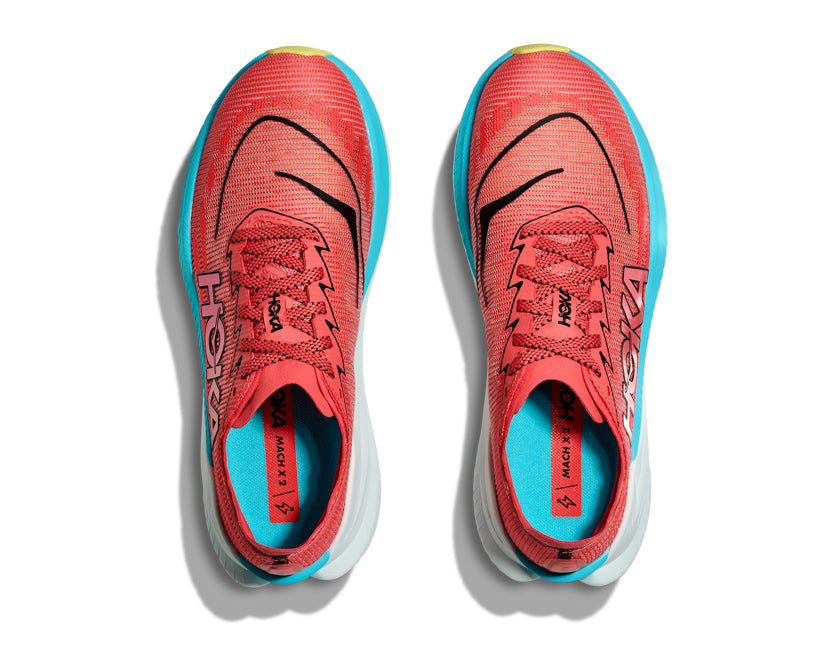 Hoka M MACH X 2 Grapefruit / Electric Coral