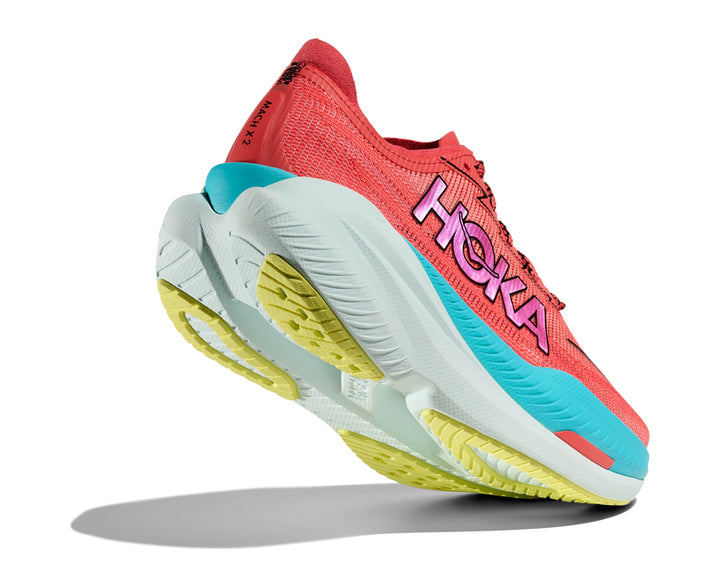 Hoka M MACH X 2 Grapefruit / Electric Coral