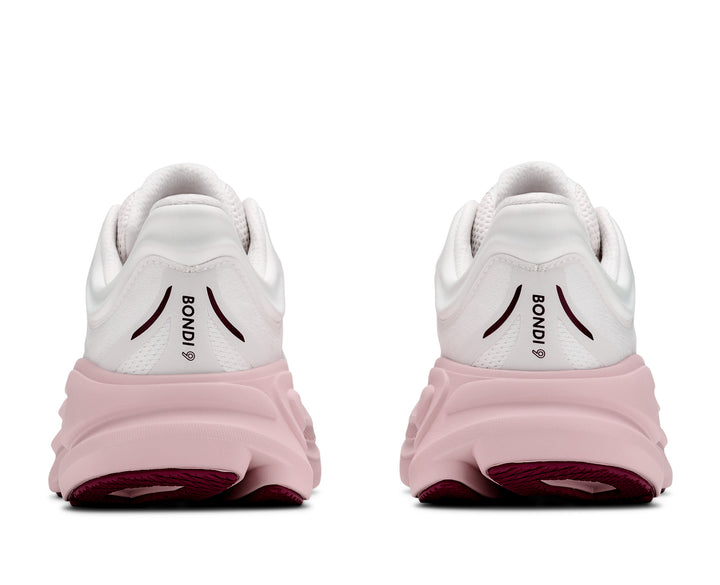Hoka W BONDI 9 White / Pink Opal