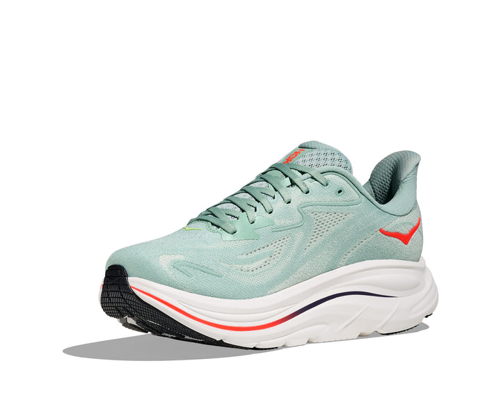 Hoka M CLIFTON 10 Sage / Neon Flame