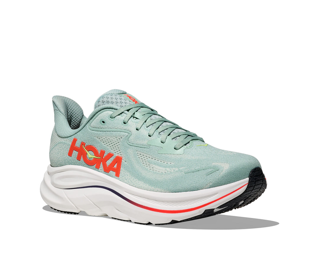 Hoka M CLIFTON 10 Sage / Neon Flame