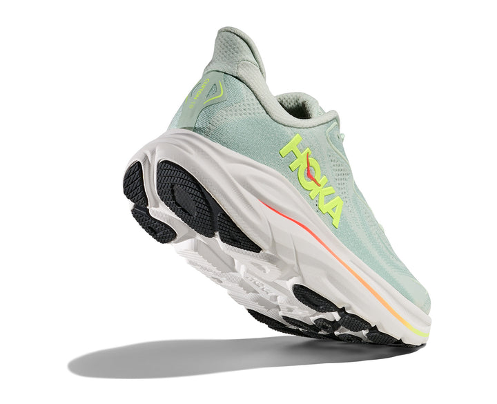 Hoka W CLIFTON 10 Sea Glass / Neon Flame