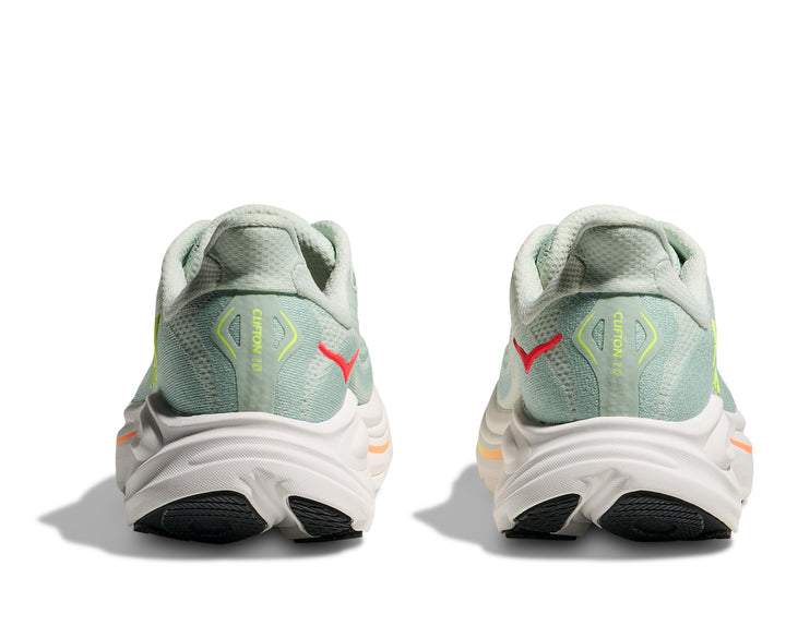 Hoka W CLIFTON 10 Sea Glass / Neon Flame