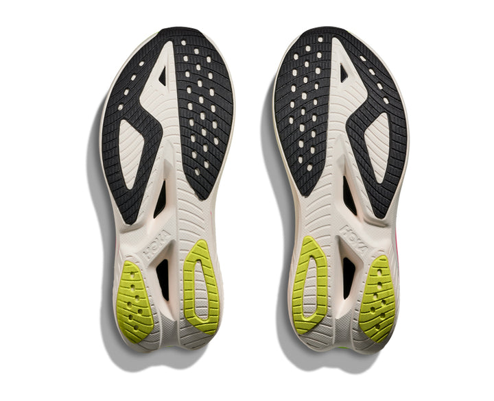 Hoka W MACH X 3 White / Neon Lime