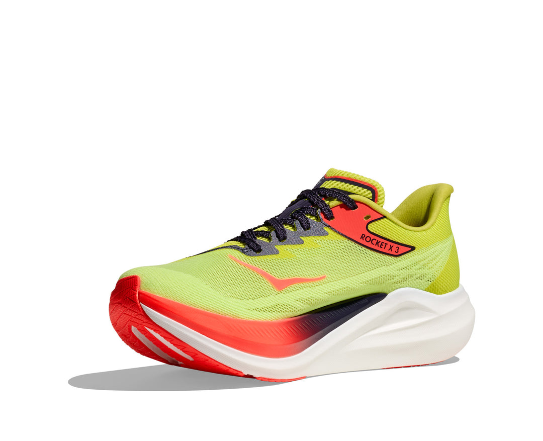 Hoka U ROCKET X 3 Neon Yuzu / Squid Ink