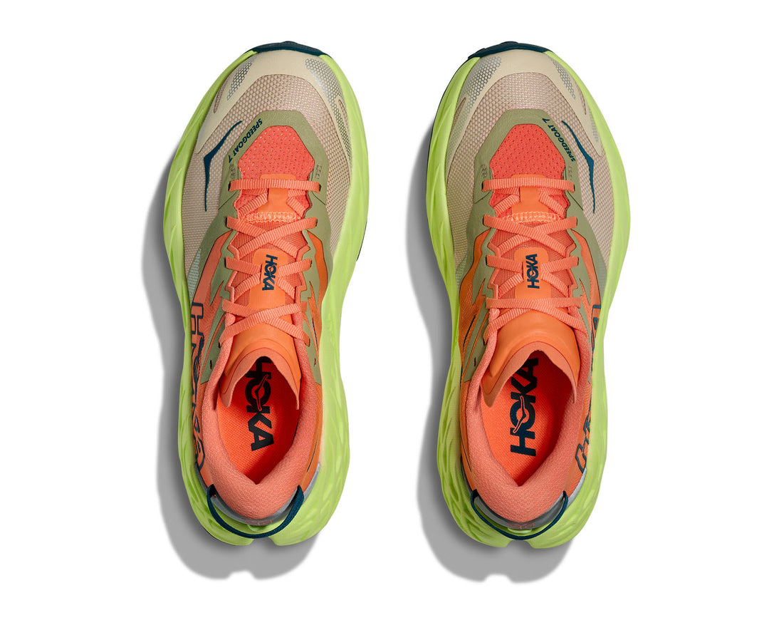 Hoka W SPEEDGOAT 7 Persimmon / Neon Yuzu