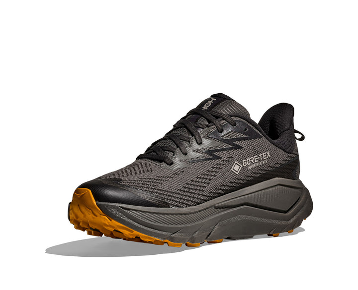 Hoka M CHALLENGER 8 GTX Asphalt Grey / Varsity Yellow