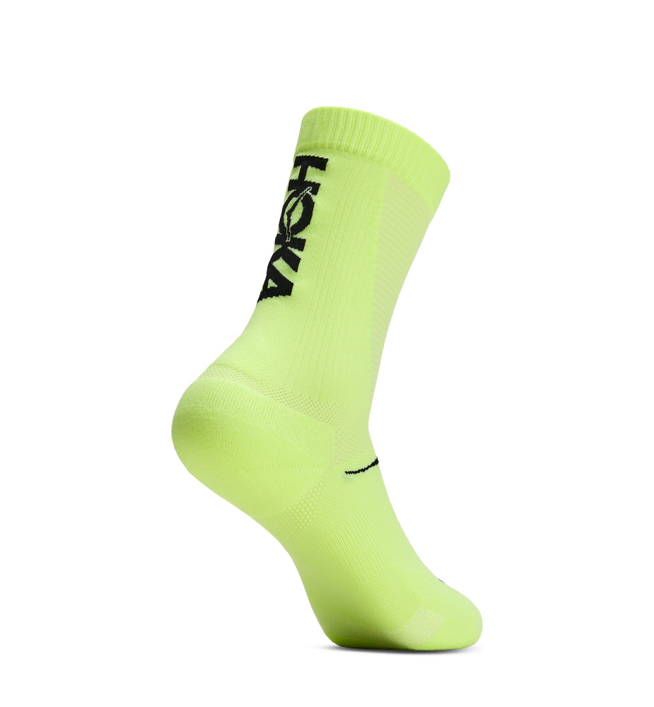 Hoka U RACE DAY CREW SOCK Neon Yuzu