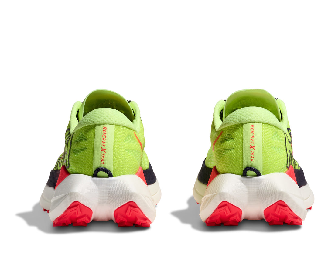 Hoka W ROCKET X TRAIL Neon Yuzu / Neon Flame