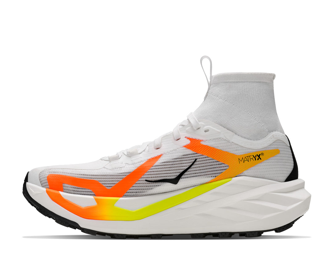 Hoka W TECTON X 4 Frost / Neon Tangerine