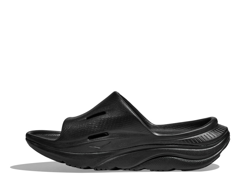 Hoka U ORA RECOVERY SLIDE 3 Black / Black