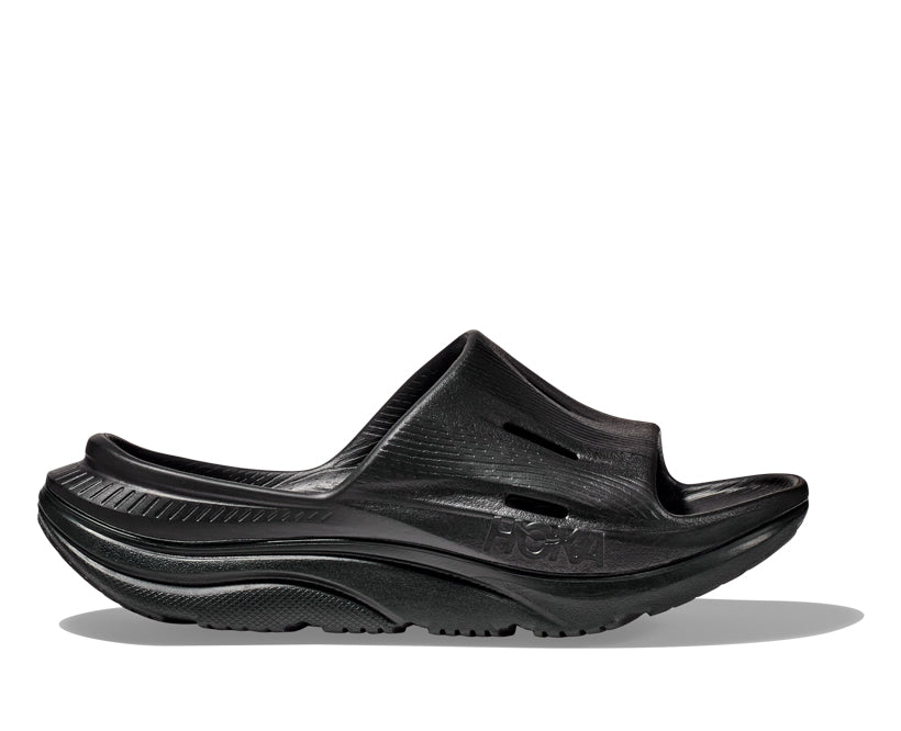 Hoka U ORA RECOVERY SLIDE 3 Black / Black