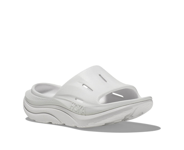 Hoka U ORA RECOVERY SLIDE 3 White / White