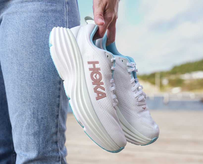 Hoka W BONDI 8 Frost / Rose Gold