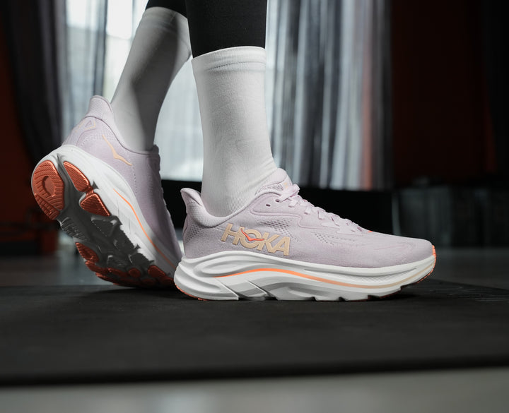 Hoka W CLIFTON 10 Lilac Cream / Tangerine Glow