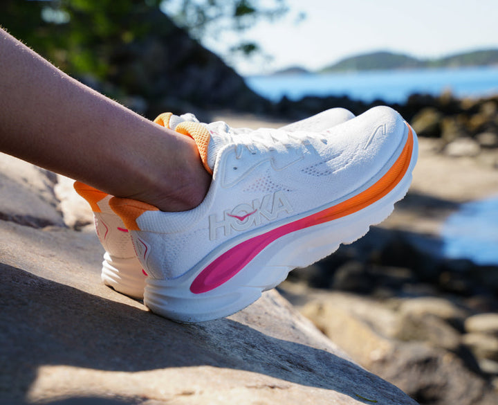 Hoka W CLIFTON 10 White / Electric Rose