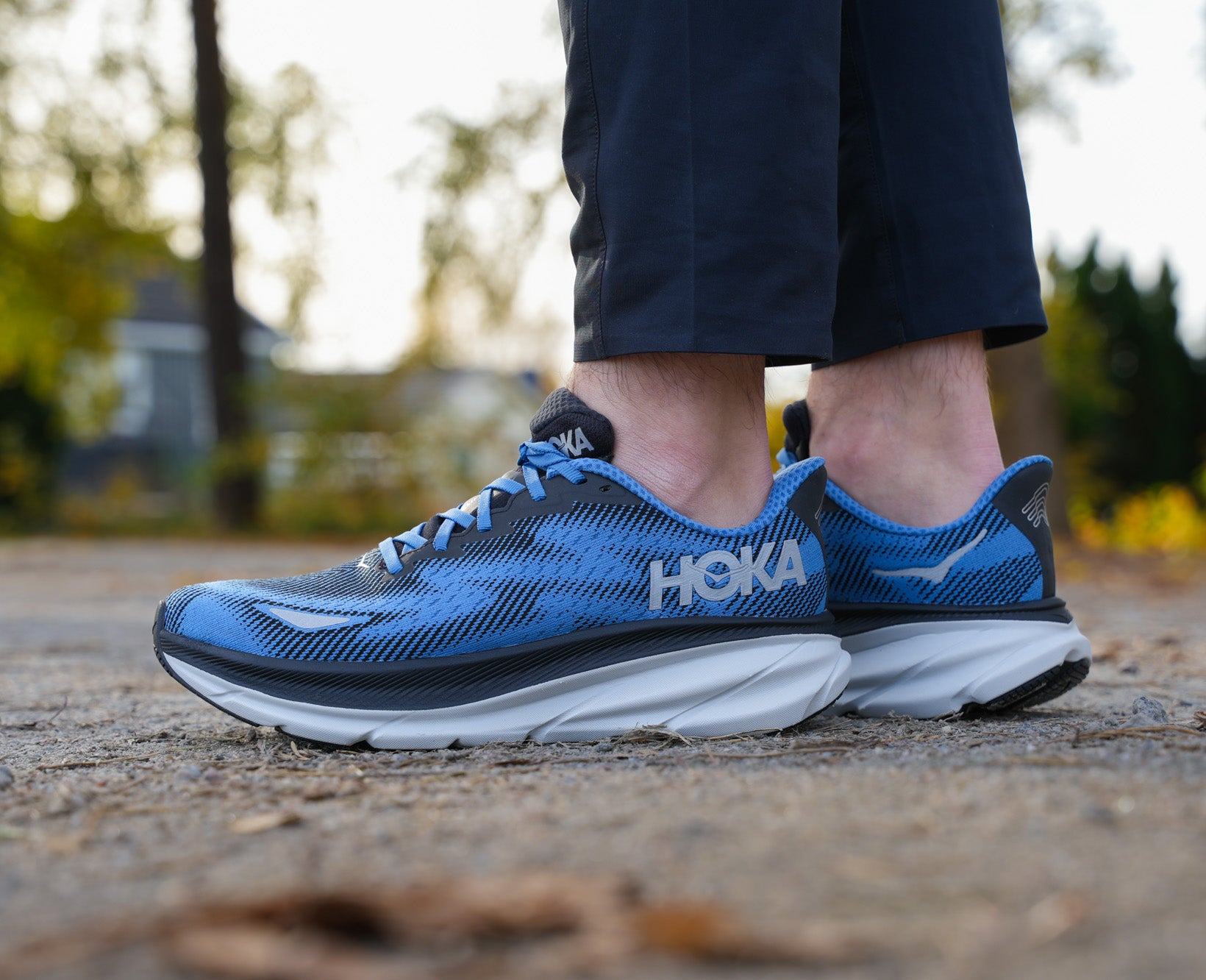 Hoka M CLIFTON 9 GTX Black / Foggy Night – Framsport