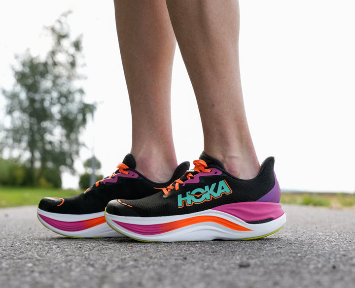 Hoka M SKYWARD X Black / Electric Aqua