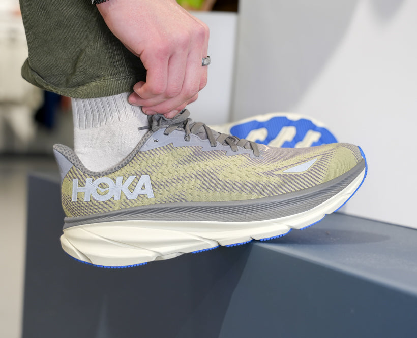 Hoka M CLIFTON 9 GTX Gravel / Eggshell