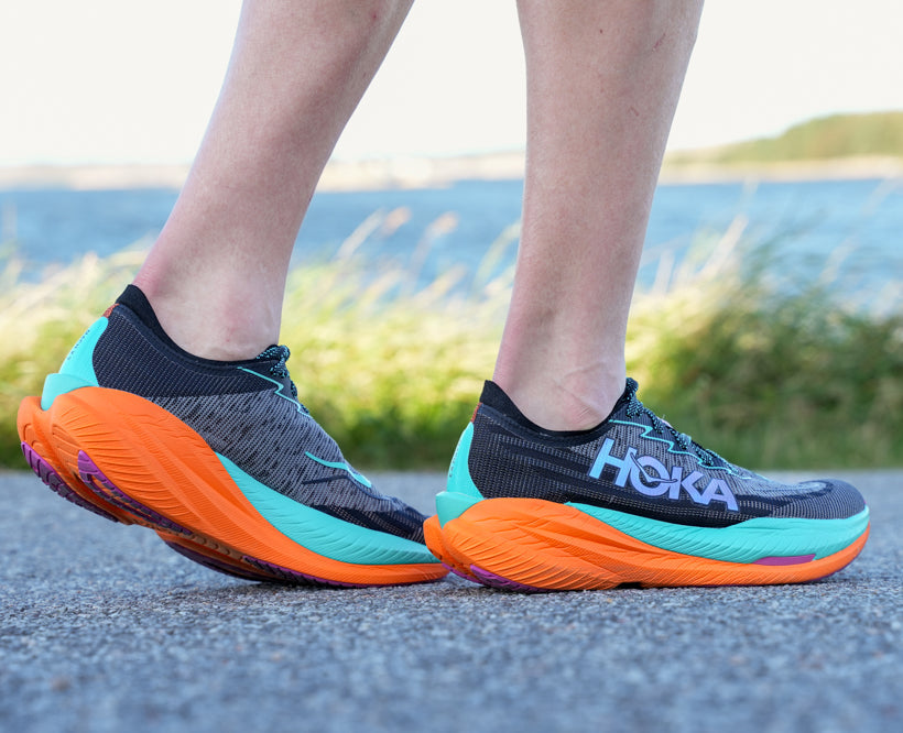 Hoka M MACH X 2 WIDE Black / Electric Aqua