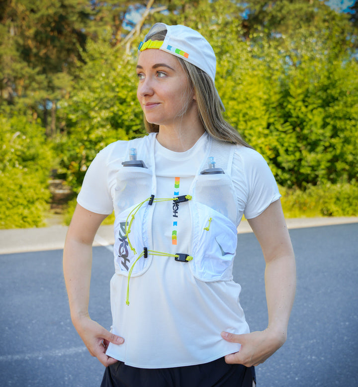 Hoka U HOKA TRAIL RUN VEST 8L White