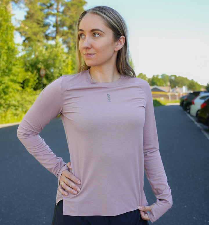 Hoka W EVERYRUN LONG SLEEVE Quartzite