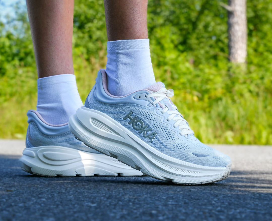 Hoka W BONDI 9 GLM Alabaster / Mineral Blue