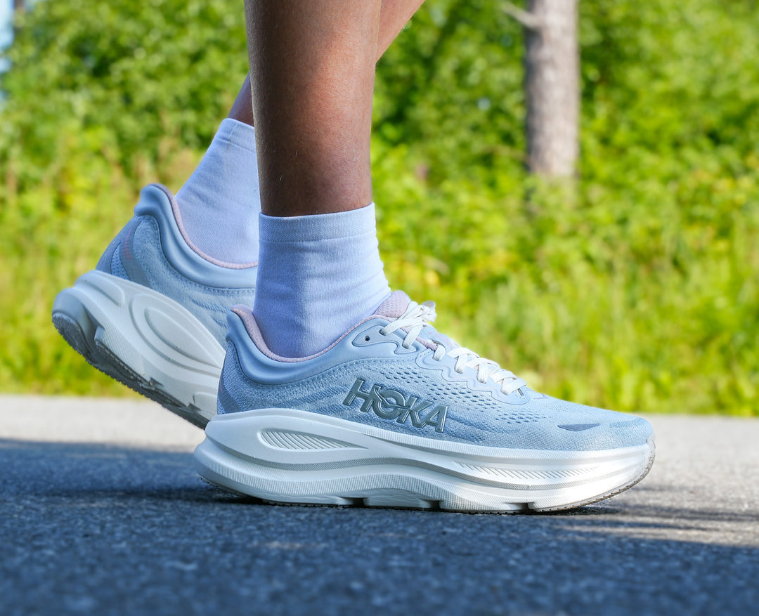 Hoka W BONDI 9 GLM Alabaster / Mineral Blue