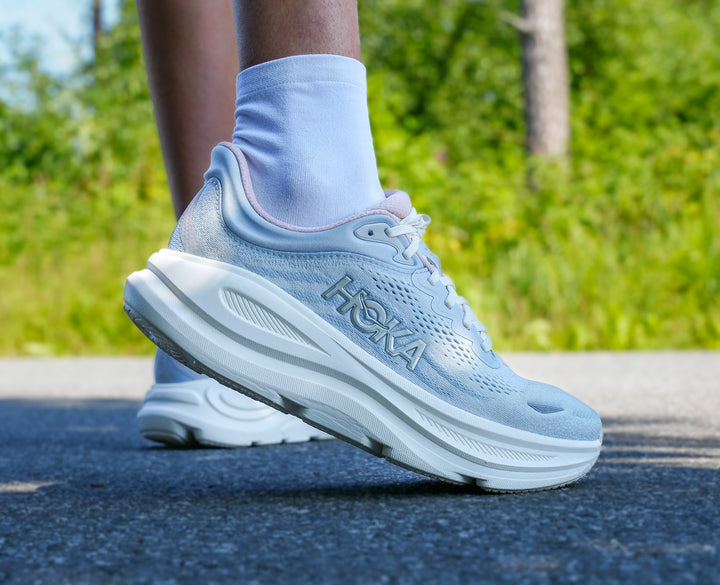 Hoka W BONDI 9 GLM Alabaster / Mineral Blue