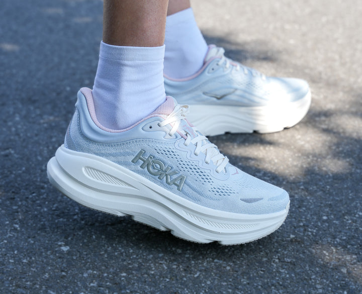 Hoka W BONDI 9 GLM Alabaster / Mineral Blue