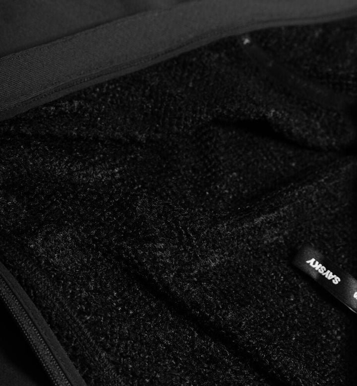 Saysky Combat Half Zip Fleece Hoodie Black