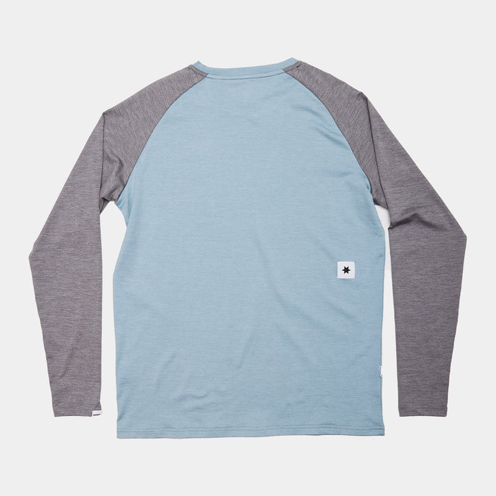 Saysky Logo Pace Long Sleeve Blue Melange