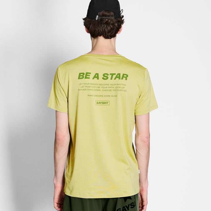 Saysky Statement Pace T-Shirt Green Melange