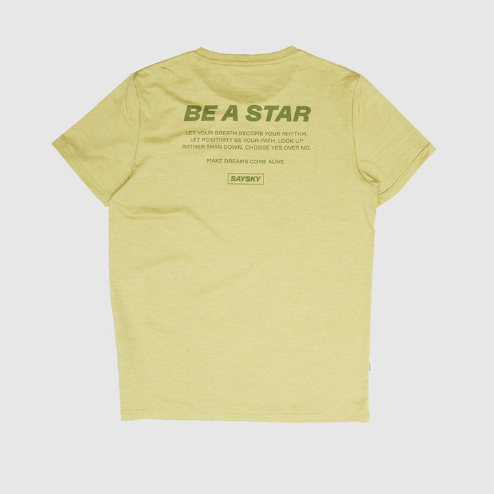 Saysky Statement Pace T-Shirt Green Melange