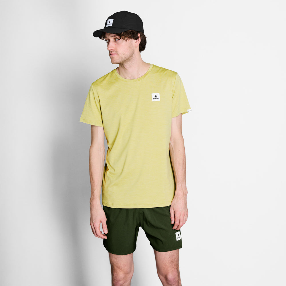 Saysky Statement Pace T-Shirt Green Melange