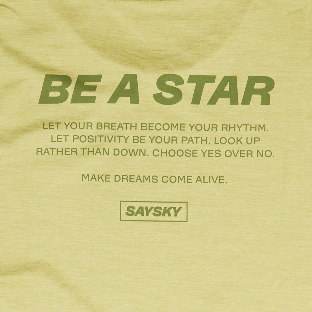Saysky Statement Pace T-Shirt Green Melange
