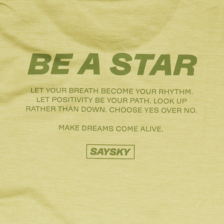 Saysky Statement Pace T-Shirt Green Melange