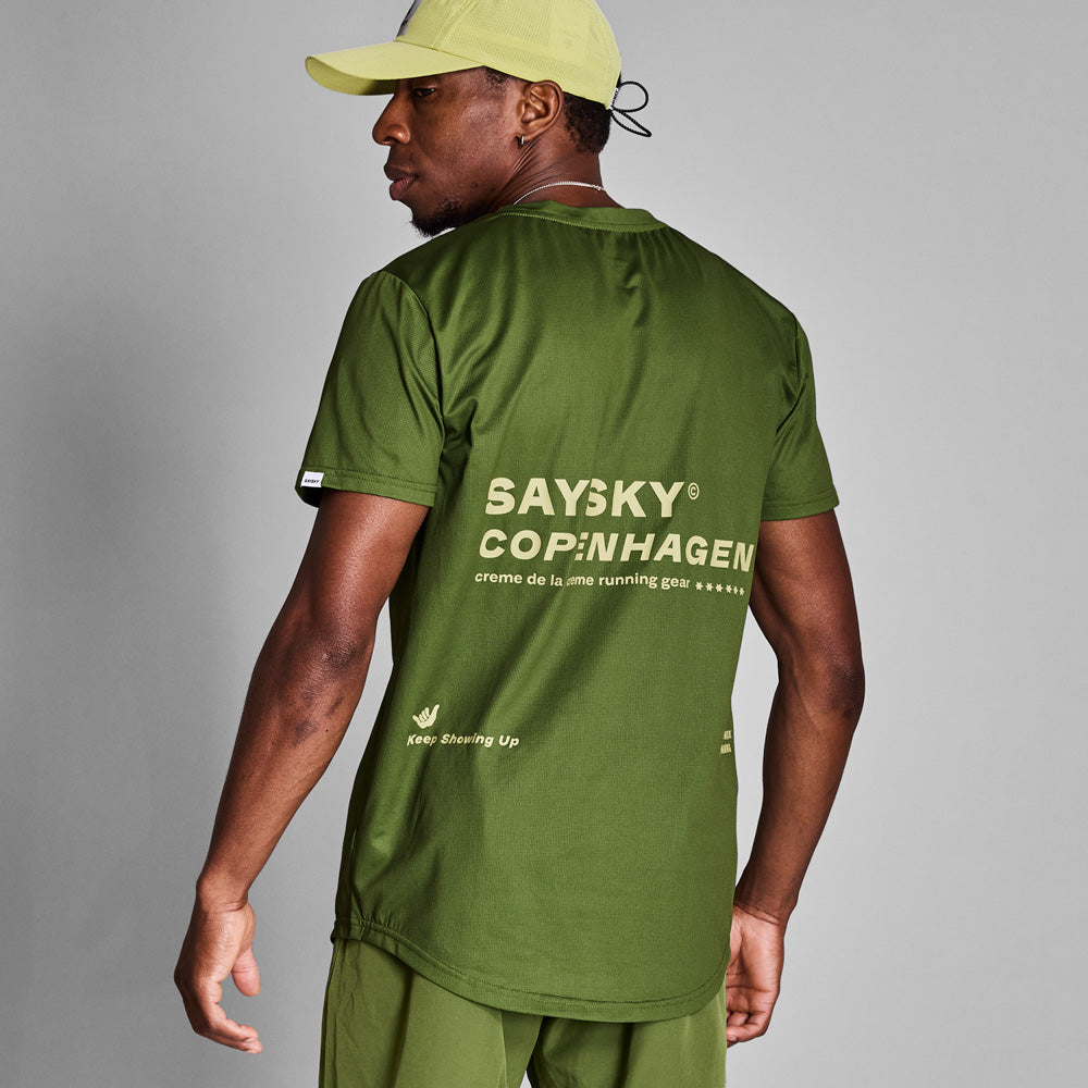Saysky Statement Combat T-Shirt Green
