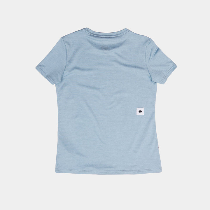 Saysky W Logo Pace T-Shirt Blue Melange