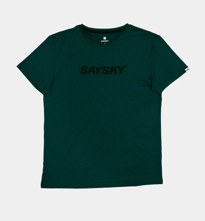 Saysky Logo Pace T-Shirt Green
