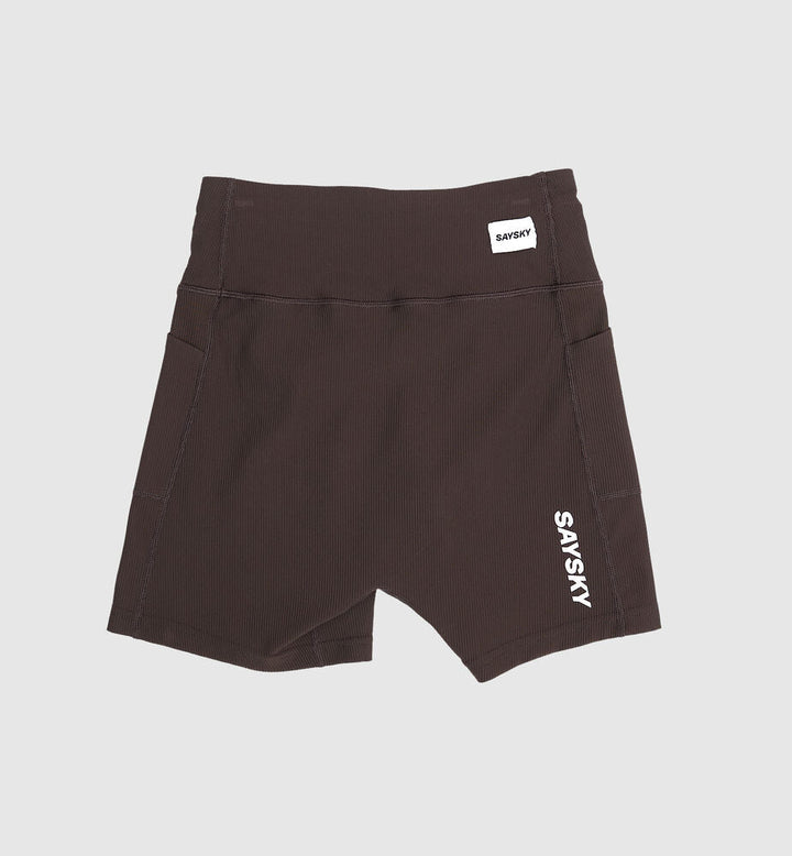 Saysky W Combat+ Rib Short Tights 4" Coffee