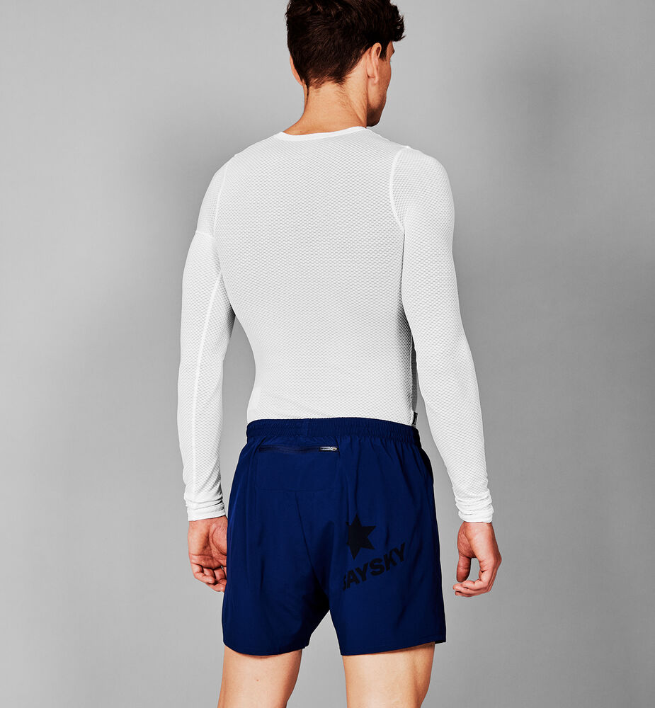 Saysky Mesh Base Layer Long Sleeve White