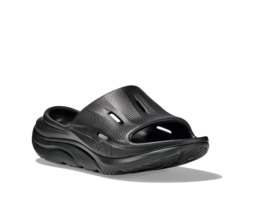 Hoka U ORA RECOVERY SLIDE 3 Black / Black