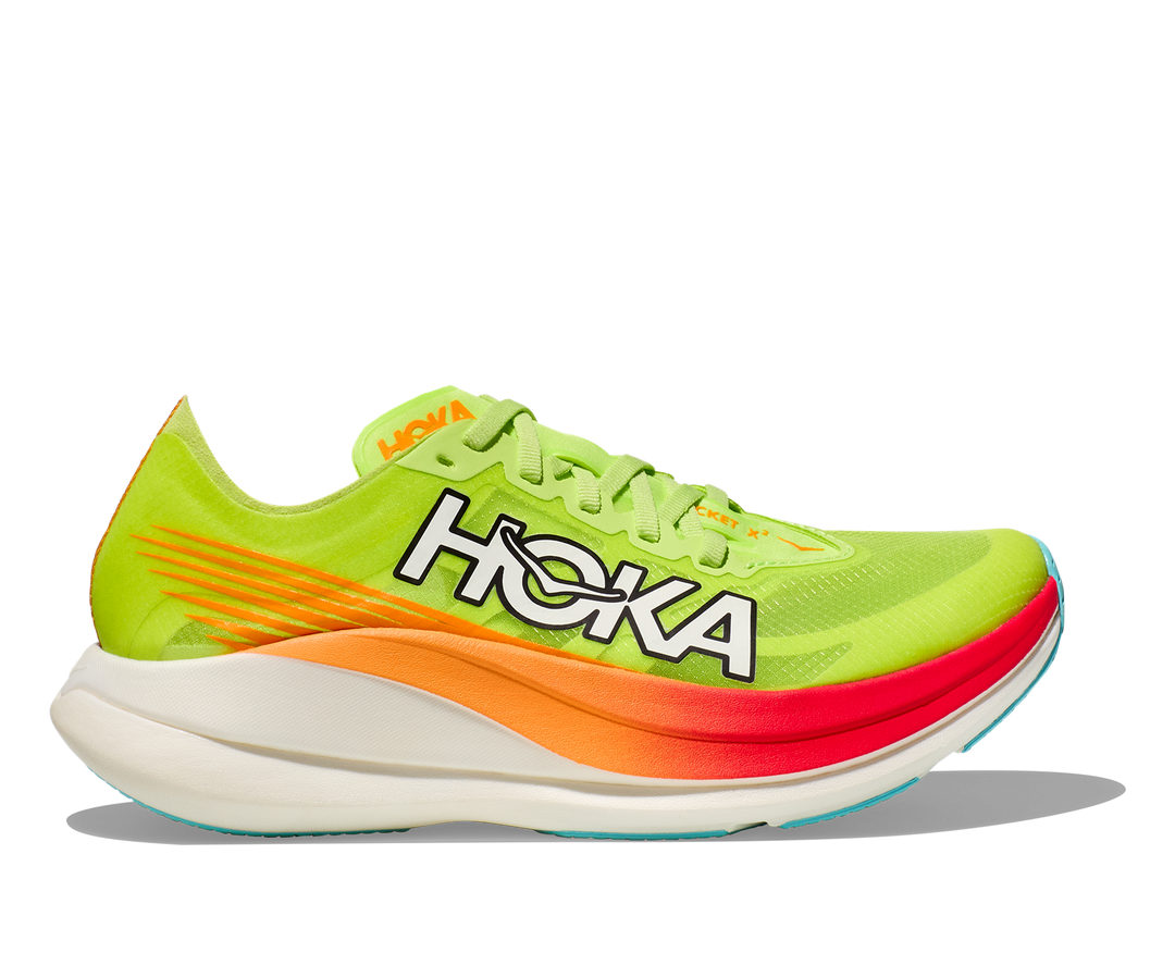 Hoka U ROCKET X 2 Lettuce / Solar Flare